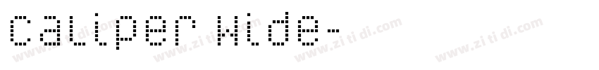 Caliper Wide字体转换